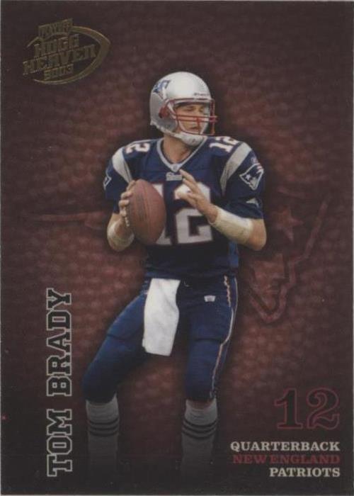 2003 Playoff Hogg Heaven Tom Brady #86