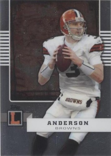 2008 Topps Letterman Derek Anderson #10