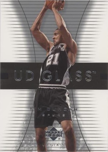 2003-04 UD Glass - Tim Duncan #51