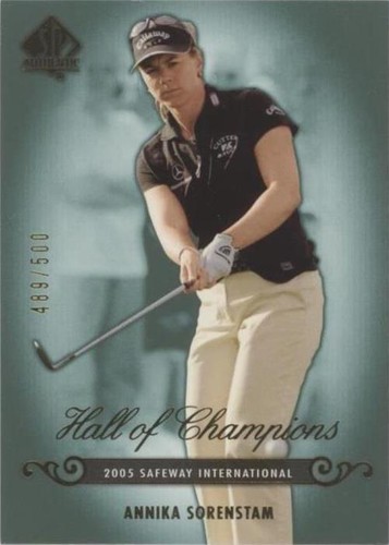 2005 SP Authentic - Annika Sörenstam #73