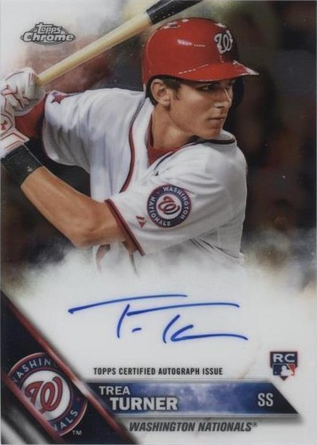 2016 Topps Chrome - Trea Turner #RA-TTU