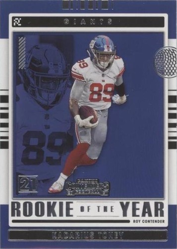 2021 Panini Contenders Kadarius Toney #ROY-KTO