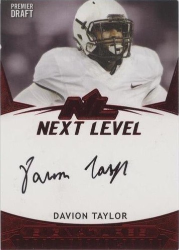 2020 Sage Hit Davion Taylor #NL-DT