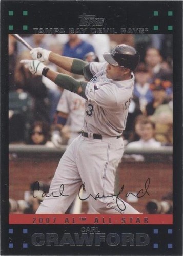 2007 Topps Updates & Highlights - Carl Crawford #UH250