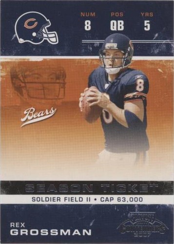 2007 Playoff Contenders Rex Grossman #17