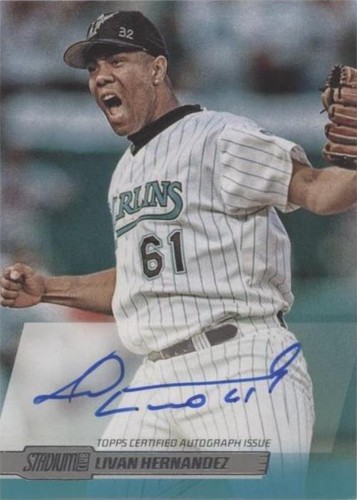 2014 Topps Stadium Club - Livan Hernandez #SCA-LH