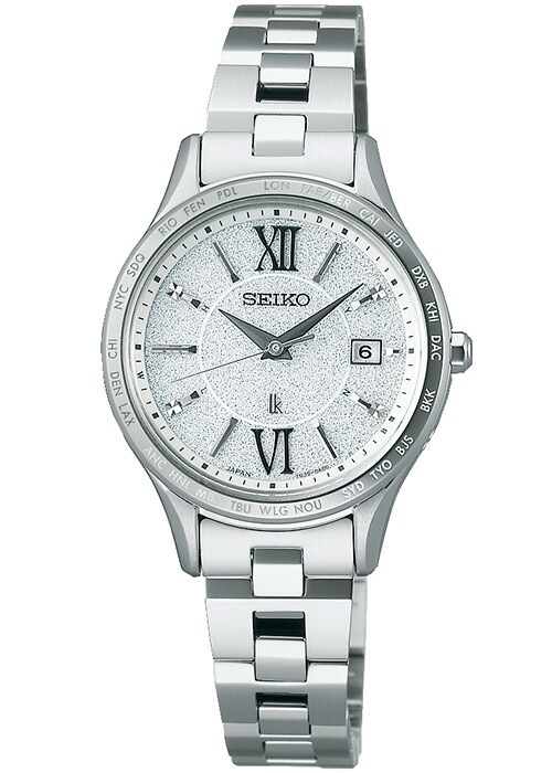 Pre-owned Seiko Lukia Standard Ssvv081 Women's Watch World Time All Silver 2023