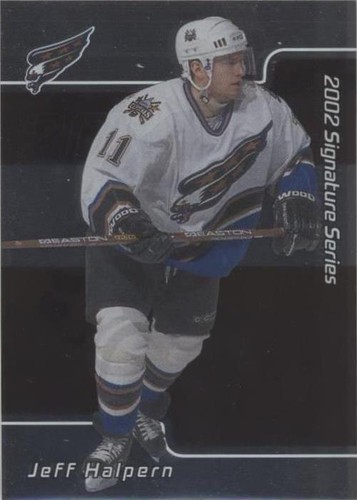 2001-02 In the Game Be A Player Signature Series - Jeff Halpern #172