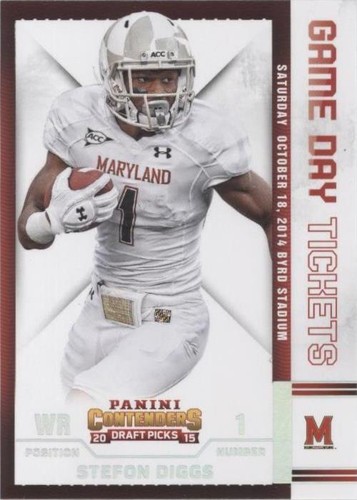 2015 Panini Contenders Draft Picks Stefon Diggs #43