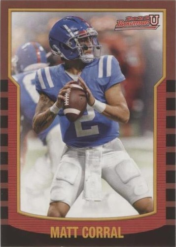 2021-22 Bowman University Matt Corral #2KB-5