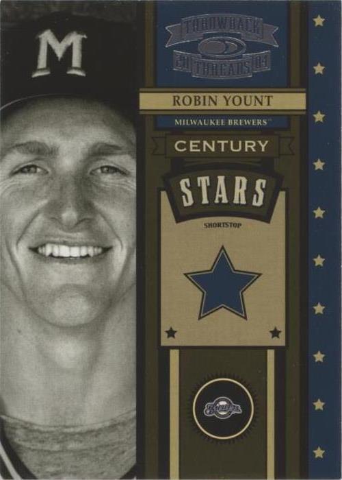 2004 Donruss Throwback Threads - Robin Yount #CS-48