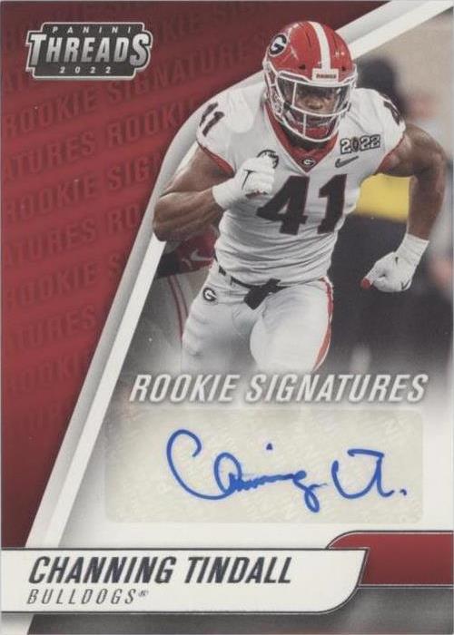 2022 Panini Chronicles Draft Picks Channing Tindall #TH-CTI