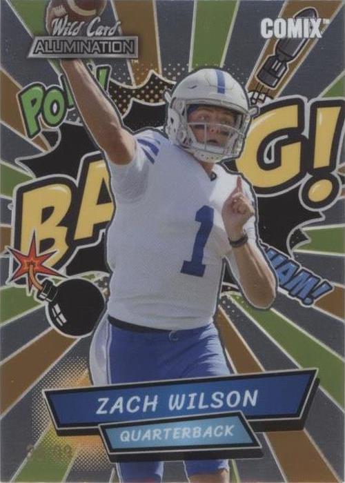 2021 Wild Card Alumination Zach Wilson #AC-2