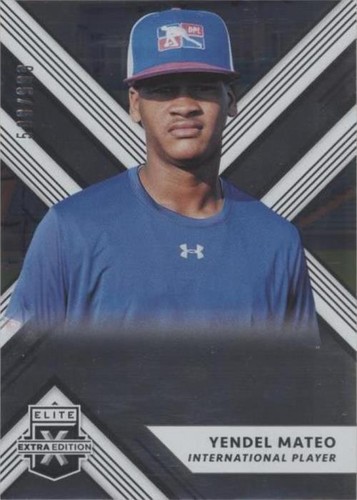 2018 Panini Elite Extra Edition - Yendel Mateo #190