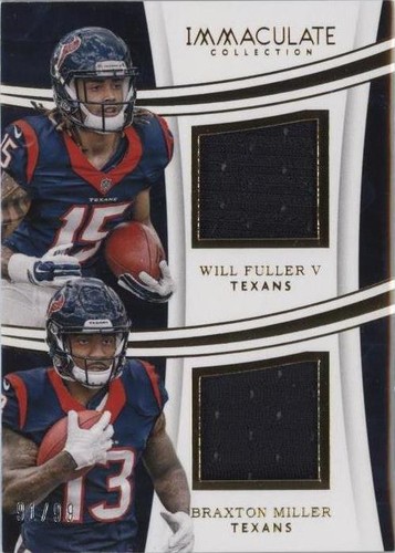 2016 Panini Immaculate Collection Braxton Miller Will Fuller V #FM