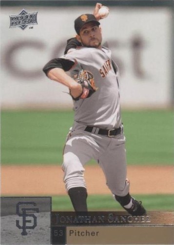 2009 Upper Deck - Jonathan Sanchez #853
