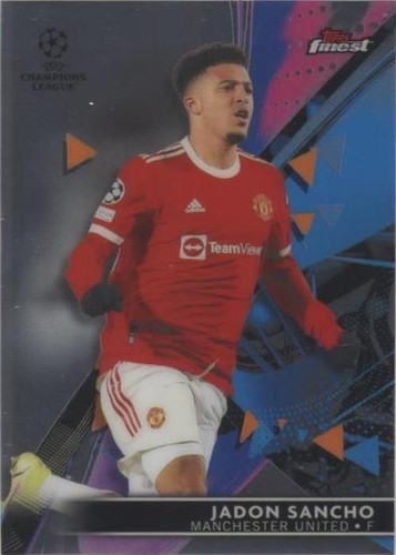 2021-22 Topps Finest UCL Jadon Sancho #64