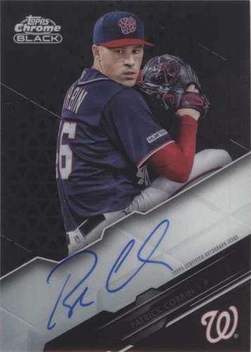2020 Topps Chrome Black - Patrick Corbin #CBA-PC