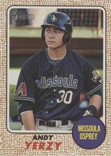 2017 Topps Heritage Minor League Edition - Andy Yerzy #58