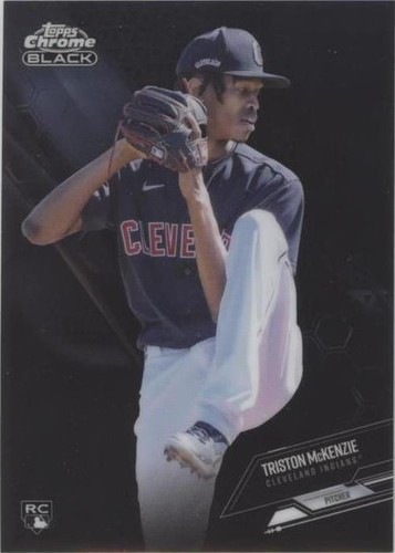 2021 Topps Chrome Black - Triston McKenzie #8