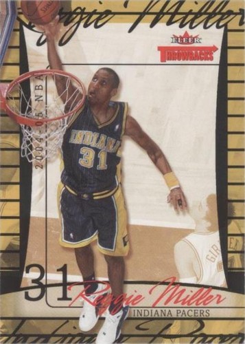 2004-05 Fleer Throwbacks - Reggie Miller #50