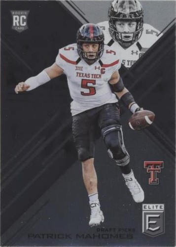 2017 Panini Elite Draft Picks Patrick Mahomes II #145