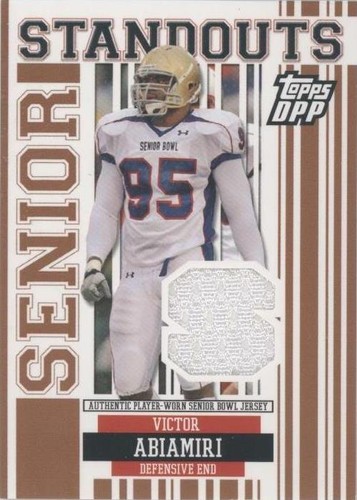 2007 Topps Draft Picks and Prospects (DPP) Victor Abiamiri #SS-VA