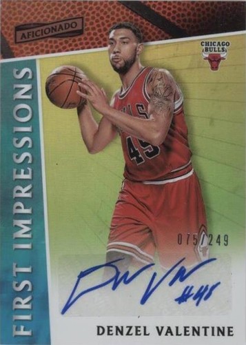 2016-17 Panini Aficionado - Denzel Valentine #9