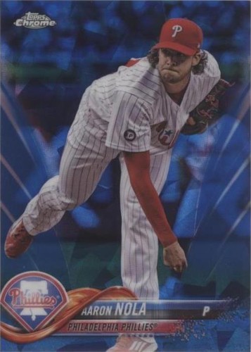2018 Topps Chrome Sapphire Edition - Aaron Nola #11