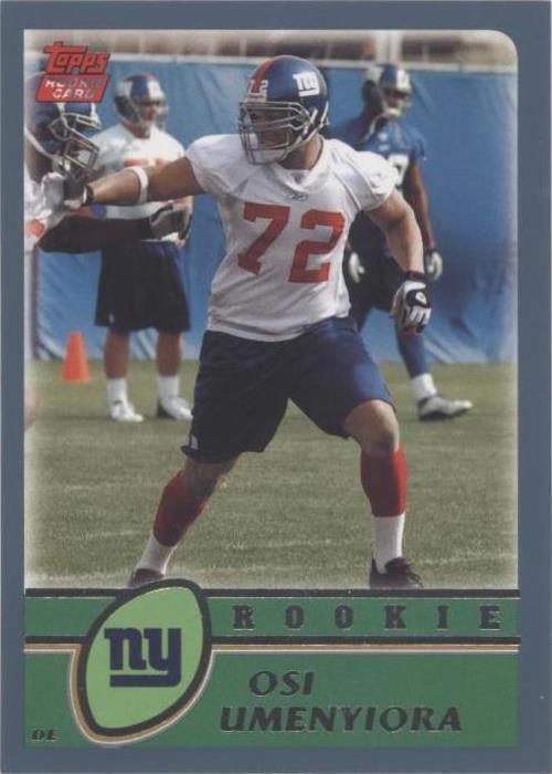 2003 Topps Osi Umenyiora #324
