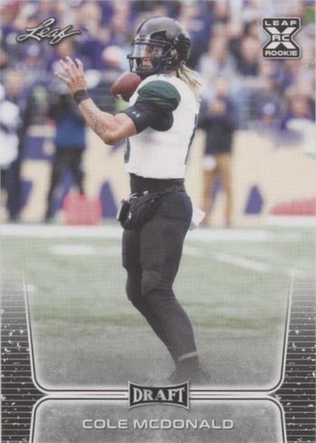 2020 Leaf Draft Cole McDonald #25