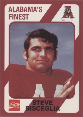1989 Collegiate Collection Alabama Crimson Tide Steve Bisceglia #182