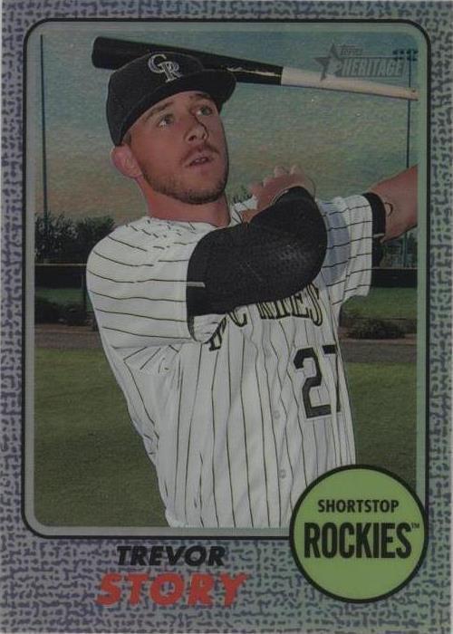 2017 Topps Heritage - Trevor Story #THC-443