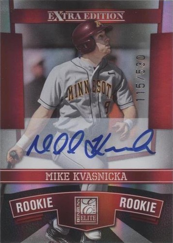 2010 Donruss Elite Extra Edition - Mike Kvasnicka #111