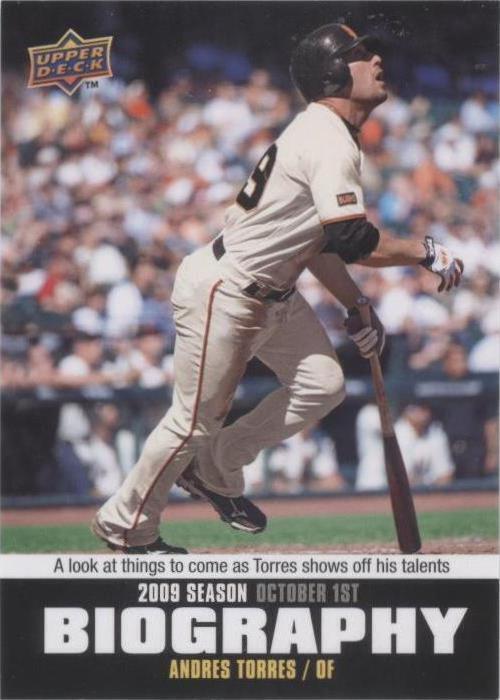 2010 Upper Deck - Andres Torres #SB-196