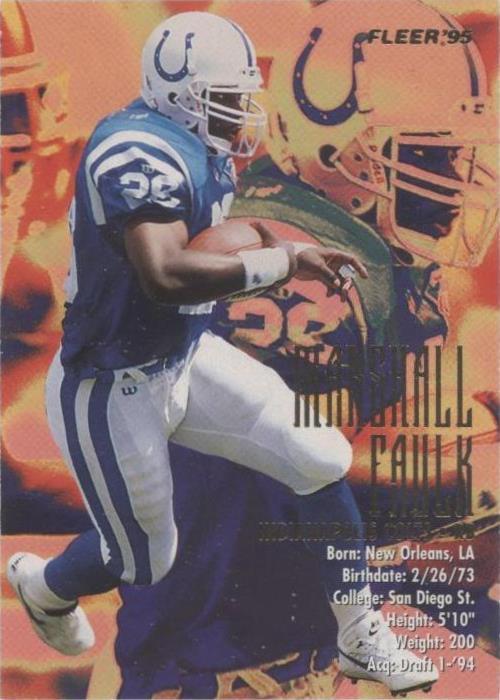 Fleer Marshall Faulk 1995 #163