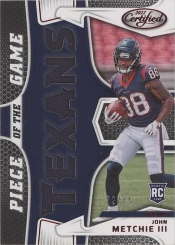 2022 Panini Certified John Metchie III #PG-JM