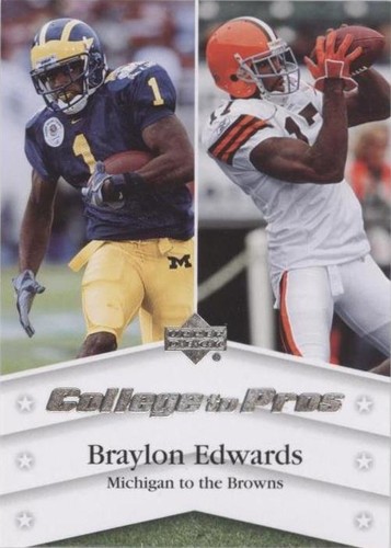 2007 Upper Deck Braylon Edwards #NTN-BE