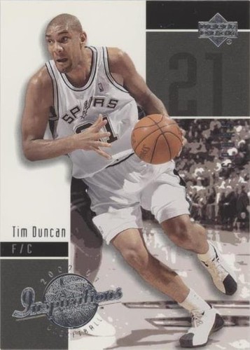 2002-03 Upper Deck Inspirations - Tim Duncan #75