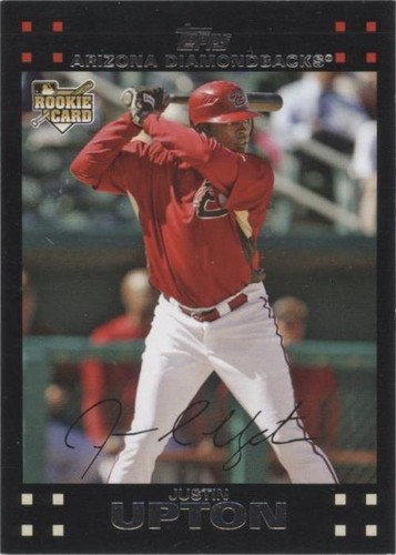 2007 Topps Updates & Highlights - Justin Upton #UH327