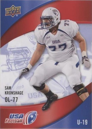 2013 Upper Deck USA Football Samuel Kronshage #16