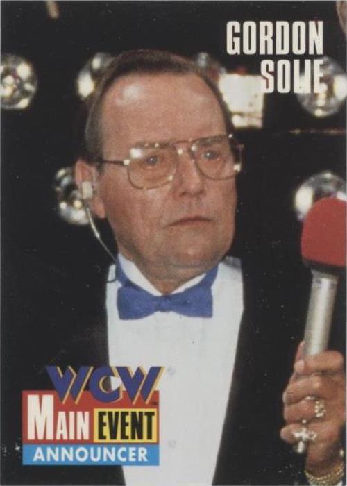 1995 CARDZ WCW Main Event - Gordon Solie #49