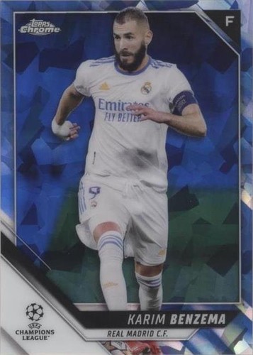 2021-22 Topps Chrome UCL Sapphire Edition Karim Benzema #79