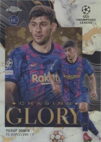 2021-22 Topps Chrome UCL Yusuf Demir #CG-16