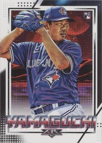2020 Panini Unparalleled Squared RC #5 Shun Yamaguchi Blue Jays 22