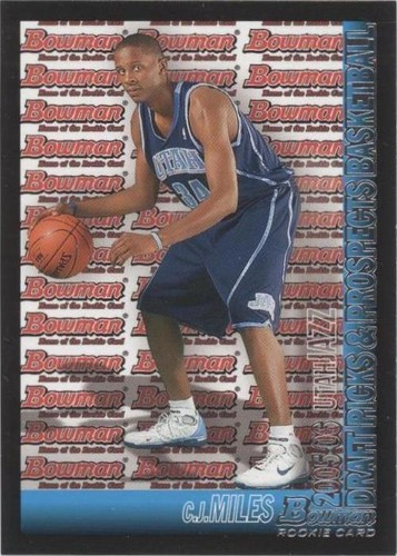 2005-06 Bowman Draft Picks & Prospects - C.J. Miles #122