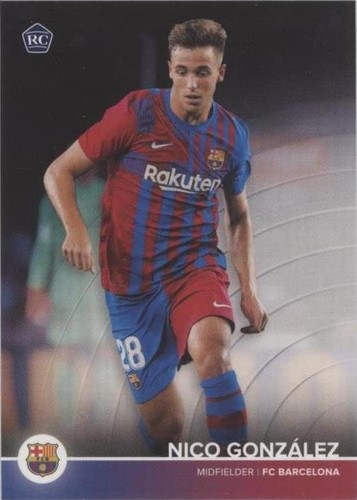 2021-22 Topps FC Barcelona Team Set Nico Gonzalez #23