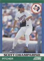1991 Score 100 Hottest Rookies - Scott Chiamparino #14