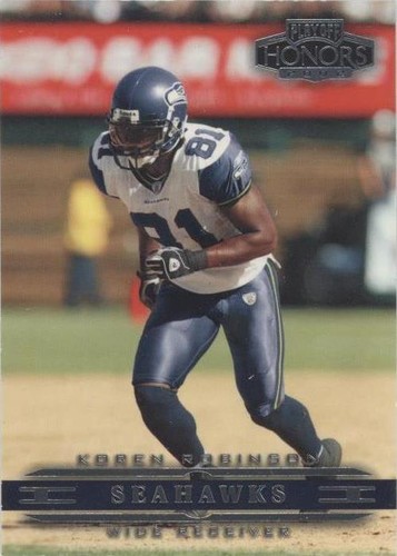 2002 Playoff Honors Koren Robinson #85