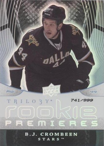 2008-09 Upper Deck Trilogy - B.J. Crombeen #141